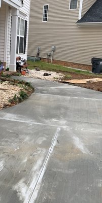 multiple jobs - We repair driveways, walkways, parking lots and many more. Anything masonry we can do decently priced and efficiently paced.