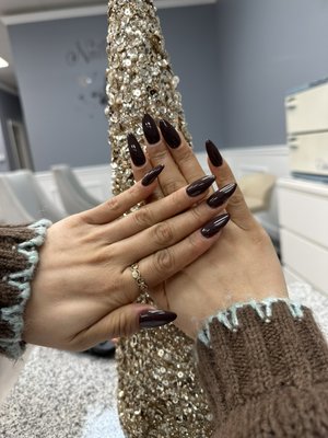 Nail extension and Nail arts are available in our salon. - Our No-chip manicures include “Free deep moisturizing vitamin gloves” which protects from UV lights also.