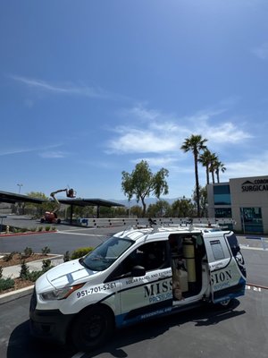 Solar panel cleaning commercial account - Professional solar panel cleaning done right ✅ Mission Pressure Washing Inc. uses commercial-grade equipment and a soft-brush rotary system to maximize performance and protect your investment. Trusted by commercial facilities across Riverside, San Bernardino, and Orange County.