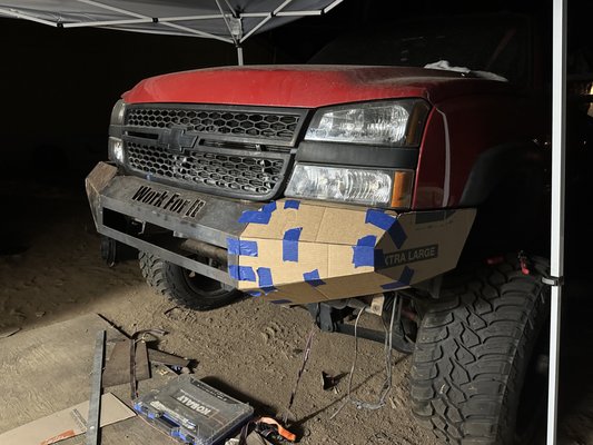 Off road Bummper - 3/16 steel 
Fully welded 
Perfect fit!