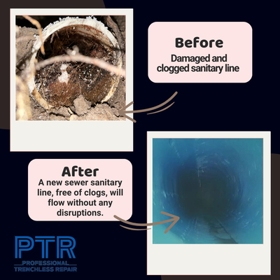 Before and after of a trenchless sewer repair job. It's time and cost effective while requiring little to no digging. - It is time and cost effective while requiring little to no digging. If you're experiencing issues with your sewer line, such as roots or suspected damage, get in touch with us. We can provide a sewer camera inspection to assess whether you're a good candidate for our trenchless repair technology. Our team of experts in Miami, Pinecrest, Cutlet Bay, Fort Lauderdale, Hollywood, Kendall, Miami Garden, and Coral Gables specializes in Trenchless Pipelining & Sewer repair, and we're here to help. Before and after of a trenchless sewer repair job. It's time and cost effective while requiring little to no digging. - It is time and cost effective while requiring little to no digging. If you're experiencing issues with your sewer line, such as roots or suspected damage, get in touch with us. We can provide a sewer camera inspection to assess whether you're a good candidate for our trenchless repair technology. Our team of experts in Miami, Pinecrest, Cutlet Bay, Fort Lauderdale, Hollywood, Kendall, Miami Garden, and Coral Gables specializes in Trenchless Pipelining & Sewer repair, and we're here to help.