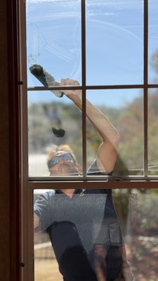 Window and Solar panel cleaning - Job in Orange County Apr. 2026, Solar cleaning and window washing. We also fixed and build a new window screens for client.