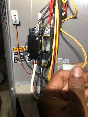 Contactor Replaced - Customer call because his outside condenser not working Contactor Replaced - Customer call because his outside condenser not working