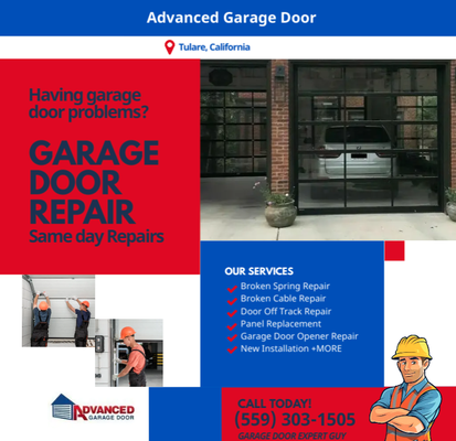 FREE Estimates, Call Today! - Advanced Garage Door FREE Estimates, Call Today! - Advanced Garage Door