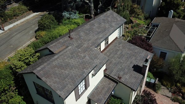 DaVinci Composite Single-Width Shake Roofing - Color Tahoe - DaVinci Composite Shake roofing is an excellent alternative for homeowners replacing natural shake roofing. It offers the authentic look of real wood shake while eliminating common issues like cracking, rotting, and warping. It’s also Class A fire-rated and, when installed with the proper components, meets Wildland Urban Interface (WUI) requirements—making it ideal for high-risk fire zones.
This project was completed 2025 using DaVinci Composite Shake, providing the homeowner with a beautiful, low-maintenance, and fire-compliant solution that preserves the traditional shake look without the long-term headaches. DaVinci Composite Single-Width Shake Roofing - Color Tahoe - DaVinci Composite Shake roofing is an excellent alternative for homeowners replacing natural shake roofing. It offers the authentic look of real wood shake while eliminating common issues like cracking, rotting, and warping. It’s also Class A fire-rated and, when installed with the proper components, meets Wildland Urban Interface (WUI) requirements—making it ideal for high-risk fire zones.
This project was completed 2025 using DaVinci Composite Shake, providing the homeowner with a beautiful, low-maintenance, and fire-compliant solution that preserves the traditional shake look without the long-term headaches.