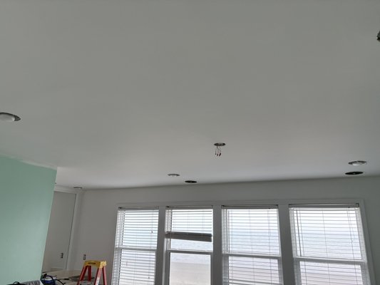 Popcorn Ceiling Removal and ceiling reconstruction - This Popcorn Ceiling Removal and Ceiling reconstruction was done at a Garden City Rental house right on the beach. If you look you will see the before and after photos. Our work is art Popcorn Ceiling Removal and ceiling reconstruction - This Popcorn Ceiling Removal and Ceiling reconstruction was done at a Garden City Rental house right on the beach. If you look you will see the before and after photos. Our work is art