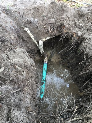 Main line install - This project was putting in new mainline for customer building a bathroom on his home Main line install - This project was putting in new mainline for customer building a bathroom on his home
