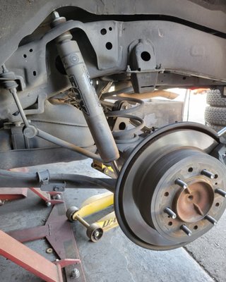 Suspension Installs - We do suspension installs, and we adjust ride height as well so you can have a square stance on your rig Suspension Installs - We do suspension installs, and we adjust ride height as well so you can have a square stance on your rig