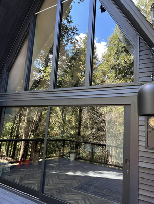 A-Frame - Clean windows let the sunshine in for this beautiful A-Frame. Sparking windows make your home feel clean & bright! This was a 3 story project. Call today to get your free estimate! A-Frame - Clean windows let the sunshine in for this beautiful A-Frame. Sparking windows make your home feel clean & bright! This was a 3 story project. Call today to get your free estimate!