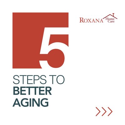 5 STEPS TO BETTER AGING - At Roxana Home Care, our team is here to guide you through our '5 Steps to Better Aging' approach. From personalized care plans to fostering independence, promoting active lifestyles, ensuring safety, and supporting emotional well-being, every team member is dedicated to helping you or your loved ones age gracefully. Together, we combine expertise, compassion, and innovation to make every step of the journey fulfilling and enriching. 5 STEPS TO BETTER AGING - At Roxana Home Care, our team is here to guide you through our '5 Steps to Better Aging' approach. From personalized care plans to fostering independence, promoting active lifestyles, ensuring safety, and supporting emotional well-being, every team member is dedicated to helping you or your loved ones age gracefully. Together, we combine expertise, compassion, and innovation to make every step of the journey fulfilling and enriching.