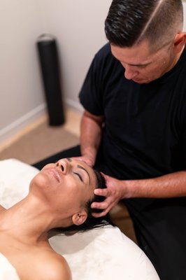 Massage - Rebalance your body and mind with a restorative massage at Urban Baths Folsom. Our highly sought-after massage therapists are known for their skill, intuition, and care — customizing each session to meet your needs.

Simply choose between a 50-minute or 80-minute massage, designed to ease tension, improve circulation, and promote deep relaxation. Our therapists create a grounding experience that leaves you feeling renewed and at peace.

Each massage includes two hours of full bathhouse access — soak in our warm pool, unwind in the sauna and steam room, and refresh in the cold plunge for a complete wellness ritual.