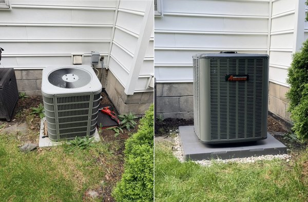 Install in Lewis Center - Contractor put in a new AC 3 years ago and spent the last three summers trying to convince the homeowner that everything was fine despite the family knowing full well it used to cool better with the original system. Finally they had enough and called us based on our reviews. Got the full system installed the next day to beat the heat by that evening.