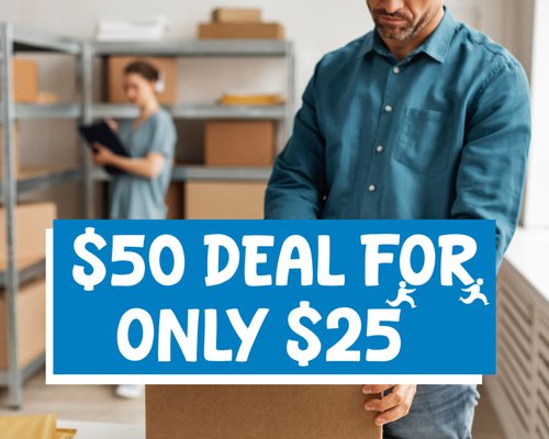 $50 Deal for $25! - Get $25 Off When You Book Your Move with Atlantic Movers!