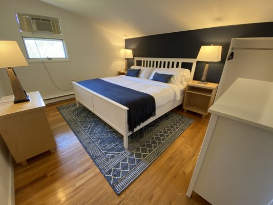 We upgraded all of our rooms - We recently upgraded all our guestrooms with new bedding, flooring in most cases and refreshed our walls and lighting.  We listened to our customers and focused our attention on the items that needed the most work first.