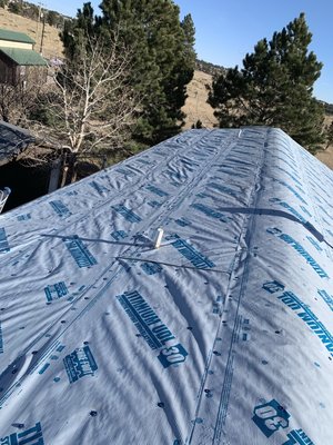 Metal Pro-Panel Insurance Restoration In Parker Co. Job resulted from a free roof inspection. - Free Inspection on this property in Homesteat Hills, subdivision of Parker, resulted in Altitude Exteriors & Restorations, LLC. Winning a $85,000 insurance settlement with StateFarm Insurance on behalf of their client. Metal Pro-Panel Insurance Restoration In Parker Co. Job resulted from a free roof inspection. - Free Inspection on this property in Homesteat Hills, subdivision of Parker, resulted in Altitude Exteriors & Restorations, LLC. Winning a $85,000 insurance settlement with StateFarm Insurance on behalf of their client.