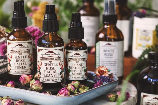 Natural Skin Care - Mountain Rose Herbs' Seattle location features hundreds of organic skin care products. We carry a special line of Ayurvedic body oils, organic facial oils, bath salts, body scrubs, wellness salves, and organic perfumes.