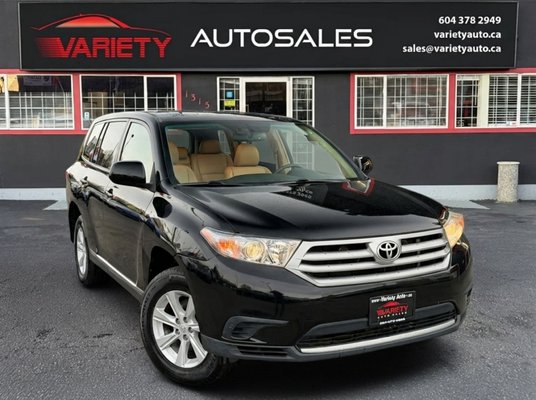 2011 Toyota Highlander - Clean and Inspected, Local, Loaded With:
Automatic/Tiptronic Transmission
Power Options
Dual Zone Climate Control
CD Player
USB and AUX In
Cruise Control
Tilt and Telescopic Multifunction Wheel
Alloy Wheels
Free Warranty***
Book a Test Drive:
Call/Text: 604-378-2949
FREE 10,000 KM Lubrico Warranty!* Ask Us For Full Details And Conditions.
Top-Tier Financing Solutions Available On approved credit
• Competitive low interest rates
• Bad credit / no credit approvals available
• Up to 180 days with no payments
• International driver’s license accepted
• Programs for Uber & delivery drivers
• Upgrade your current vehicle — even with an existing loan
Apply today. Drive today
All Trades Welcome!
Visit Us:
📍 1315 E Hastings St, Vancouver, BC V5L 1S4
🌐 www.varietyauto.ca
Dealer #40314
Additional Info:
Price Subject To $495 Documentation Fee & Applicable Taxes
Trim, Packages & Features May Differ From Listing – Please Verify Before Purchase
Warranty Extensions Available Up To 3 Years.
Drive With Confidence - Every Car At Variety Auto Sales Includes A Minimum FREE 10,000 KM Comprehensive Lubrico Warranty.
Warranty Valid Across Canada & United States 2011 Toyota Highlander - Clean and Inspected, Local, Loaded With:
Automatic/Tiptronic Transmission
Power Options
Dual Zone Climate Control
CD Player
USB and AUX In
Cruise Control
Tilt and Telescopic Multifunction Wheel
Alloy Wheels
Free Warranty***
Book a Test Drive:
Call/Text: 604-378-2949
FREE 10,000 KM Lubrico Warranty!* Ask Us For Full Details And Conditions.
Top-Tier Financing Solutions Available On approved credit
• Competitive low interest rates
• Bad credit / no credit approvals available
• Up to 180 days with no payments
• International driver’s license accepted
• Programs for Uber & delivery drivers
• Upgrade your current vehicle — even with an existing loan
Apply today. Drive today
All Trades Welcome!
Visit Us:
📍 1315 E Hastings St, Vancouver, BC V5L 1S4
🌐 www.varietyauto.ca
Dealer #40314
Additional Info:
Price Subject To $495 Documentation Fee & Applicable Taxes
Trim, Packages & Features May Differ From Listing – Please Verify Before Purchase
Warranty Extensions Available Up To 3 Years.
Drive With Confidence - Every Car At Variety Auto Sales Includes A Minimum FREE 10,000 KM Comprehensive Lubrico Warranty.
Warranty Valid Across Canada & United States