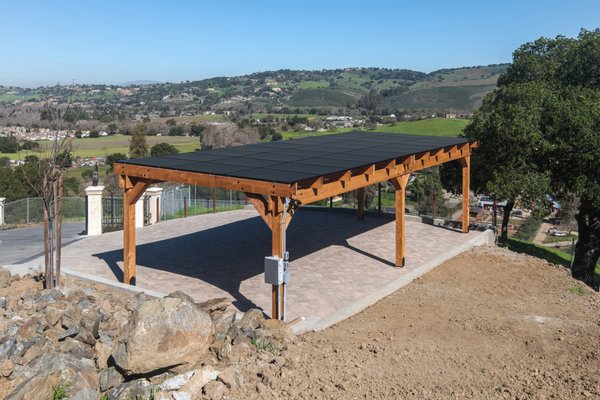 Solar Pergola - Ask us about a custom solar pergola Solar Pergola - Ask us about a custom solar pergola