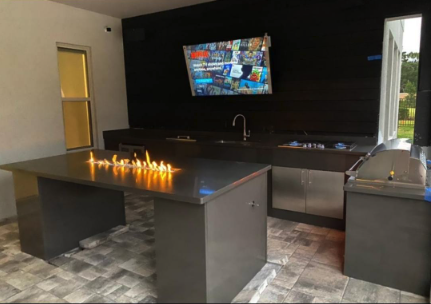 We can build your dream outdoor kitchen! - If you like to cook outdoors, and need a little upgrade, we can help!