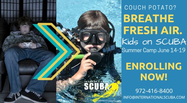 Kids on SCUBA - Get your kids off the couch and I to scuba this summer! Kids on SCUBA - Get your kids off the couch and I to scuba this summer!