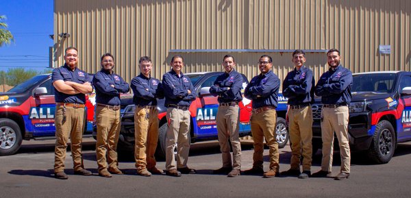 MEET THE TEAM - Meet our amazing crew,  a dedicated team of skilled professionals ready to tackle any challenge you throw their way. With experience, passion, and commitment, they’re here to ensure every problem is solved efficiently and with care. When you choose us, you’re choosing reliability, honesty, expertise, and a team that truly has your back.