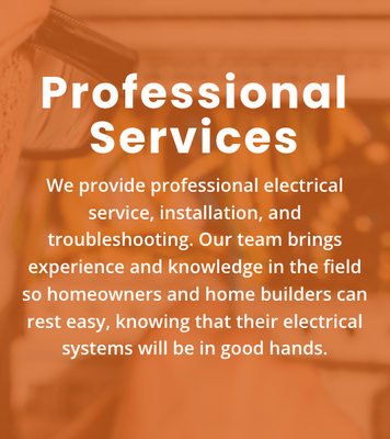 How We Can Help - What’s Different About Brey Electric?

When homeowners and home builders face issues with their electrical systems, it is important to find a solution quickly. Often, what starts as a seemingly small electrical issue can create a chain reaction of problems, which can result in much more serious consequences. Brey Electric is committed to finding solutions that will remedy any electrical problems you may be experiencing, whether small or large.

Brey Electric also offers preventive maintenance, such as testing and inspecting electrical systems in homes to help identify any potential problems and to ensure safety and compliance with local codes. You can trust that Brey Electric will provide the best solutions to any of your electrical issues, helping you to feel safe and confident in the quality of your home’s electrical system.