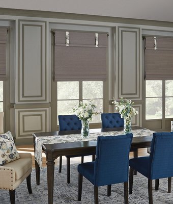 Natural Woven Shades - The biggest trend we've noticed this year are the natural woven or fabric Romans which instantly bring interest and texture into your space. Natural Woven Shades - The biggest trend we've noticed this year are the natural woven or fabric Romans which instantly bring interest and texture into your space.