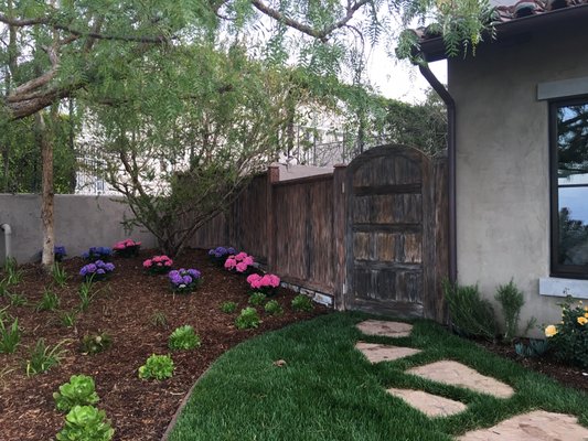 Exterior painting - Exterior wood painting, with mixed colors