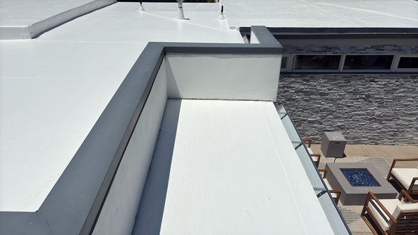 Residential Flat roof - This project was a residential flat roof with EPDM and parapet wall repair. Residential Flat roof - This project was a residential flat roof with EPDM and parapet wall repair.