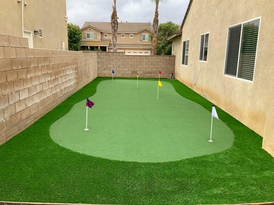 Putting Green - Putting green to recreate a mini golf course.
