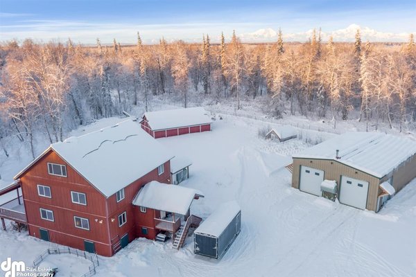🔥NEW LISTING! | 💰 $1,100,000 | 📍 Talkeetna - 🛌 5 Bed | 🛀 4 Bath | 🌲 14.40 Acres  | 🏡 5,568 SF - 000 Not Disclosed Talkeetna, AK 99676

🌅Live the Alaskan dream! 15 acres of privacy, 5568 SF house, 3040 SF shop, 1500 SF barn! Home features include a large, open kitchen with granite counters, gas range & breakfast bar, 2 spacious masters plus 4 more large bedrooms, upper suite incudes steam-shower, large jetted tub, laundry shoot & a huge walk-in closet, lower suite is conveniently located off living area, lower level boasts tons of storage, a weight room, which is also completely wired for a movie theater plus space to make your own. Enjoy custom features like knotty pine doors & trim, double ovens & a metal roof. 3000 SF professional shop will hold all of your dream toys & also includes a separate apartment. Property includes a commercial generator & fiber optic cable run in from road. Live the Alaskan dream with 15 acres of fully fenced land, located in a prefect commute location! 

📲Schedule your private showing today! 907-885-3305
Unity Home Group Alaska - EXP Realty, LLC. Anchorage