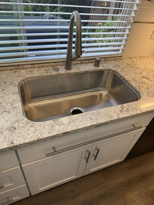 🔧 Kitchen Sink Upgrade Complete! - 🔧 Kitchen Sink Upgrade Complete!

Another successful project by Local Hero Plumbing! 🙌

We removed an existing double-bowl undermount sink and installed a beautiful new single-bowl undermount sink, giving the homeowner:
✅ More usable space
✅ Easier cleaning
✅ Modern, sleek look
✅ Professional installation

Clean work, attention to detail, and customer satisfaction are always our priority.

Need help with a sink replacement, faucet installation, garbage disposal, or any plumbing project?

📞 Contact Local Hero Plumbing today!
9165590844
#LocalHeroPlumbing #SacramentoPlumber #SinkReplacement #KitchenUpgrade #UndermountSink #GarbageDisposal #PlumbingService #HomeImprovement #KitchenRemodel #SacramentoHomes 🔧✨