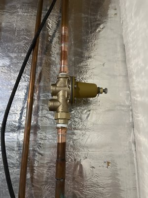 Customer Was having Water hammer and pressure issues. - We replaced the customers Pressure Reducing Valve due to them having water hammer and pressure issues. Customer Was having Water hammer and pressure issues. - We replaced the customers Pressure Reducing Valve due to them having water hammer and pressure issues.