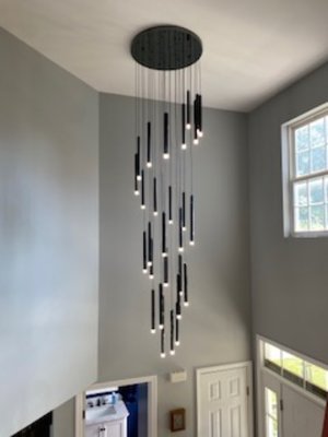2 story chandelier installations. - Call us for your 2 story chandelier installation! 2 story chandelier installations. - Call us for your 2 story chandelier installation!