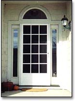 Hinge Screen Doors - We have extruded aluminum Hinge Screen Doors available. Verses two hinges our doors have three or more Hinges; Structurally strong and durable. Hinge Screen Doors - We have extruded aluminum Hinge Screen Doors available. Verses two hinges our doors have three or more Hinges; Structurally strong and durable.