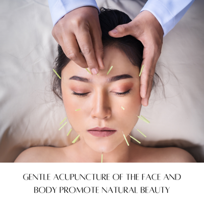 Facial Rejuvenation - A natural botox alternative- this treatment combines facial acupuncture, body acupuncture, facial massage, and guasha to promote a bright glowing elastic complexion and whole body balance. A series of at least 6 sessions will provide the best results.