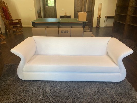 Sofa Re-upholstery - Outdated sofa turned modern
