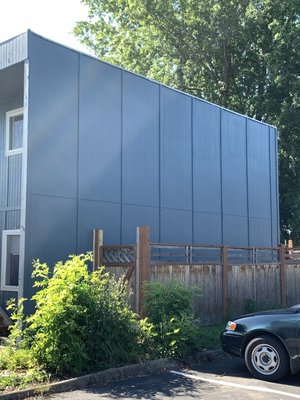Commercial siding - Client was having water penetration issues in to the first floor. Came in and Demo decide, water sealed it and installed new siding. Commercial siding - Client was having water penetration issues in to the first floor. Came in and Demo decide, water sealed it and installed new siding.