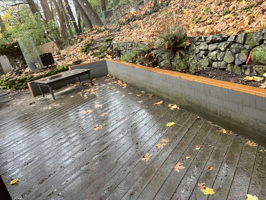 Fixing pressure treated decking - Fixing sitting Fixing pressure treated decking - Fixing sitting