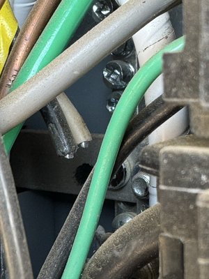 150A Breaker & GFCI Inspection - Inspected a frequently tripping 150A breaker and bathroom GFCI. The GFCI was reset and tested with a plug tester, with no issues found. The panel showed previous modifications, but no visible burning or bus bar damage. Customer was advised that circuit load and heat exposure can contribute to thermal tripping. Further troubleshooting was declined.