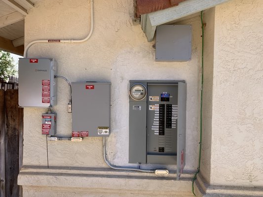 Electrical Panel Upgrades - This customer was getting ready to install solar and needed a panel upgrade.