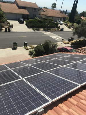 Solar Panel Installation - Solar Panel + New Roof combo. Not only makes your home stand out but you are saving money at the same time!