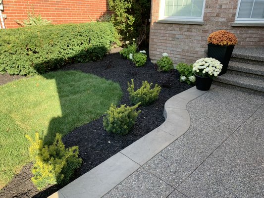 Oakville - Entire property was left alone for 22 years! All Sod and landscaping was designed and installed by NJB. 15 trees, 17 bushes/shrubs, river rock , and mulching were all meticulously done by us. Oakville - Entire property was left alone for 22 years! All Sod and landscaping was designed and installed by NJB. 15 trees, 17 bushes/shrubs, river rock , and mulching were all meticulously done by us.