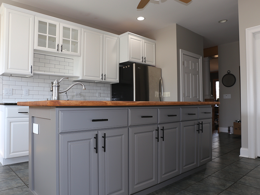 Cabinet Refinishing - As a painting company, we understand that sometimes you just need to change something in your home.
So whether you’re planning a kitchen renovation or just recently had one done, give us a call so that we can make your life a little easier while also giving you the new cabinet look you’ve been waiting for.
Whichever direction you want to take your project in, we are here to provide the expert guidance you
need. Give us a call so we can schedule a time to bring your project to life! Cabinet Refinishing - As a painting company, we understand that sometimes you just need to change something in your home.
So whether you’re planning a kitchen renovation or just recently had one done, give us a call so that we can make your life a little easier while also giving you the new cabinet look you’ve been waiting for.
Whichever direction you want to take your project in, we are here to provide the expert guidance you
need. Give us a call so we can schedule a time to bring your project to life!