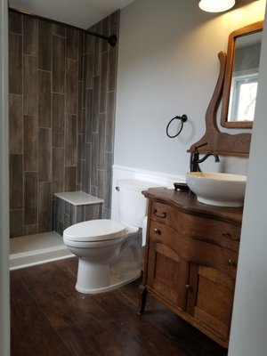 Past Bathroom Remodels - These are a few examples of past bathroom remodels. Reach out to us to schedule your free estimate! Past Bathroom Remodels - These are a few examples of past bathroom remodels. Reach out to us to schedule your free estimate!