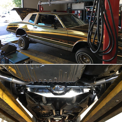 Classic Muffler - This Classic Beuty came to us and we were able to provide a chrome muffler installation Classic Muffler - This Classic Beuty came to us and we were able to provide a chrome muffler installation