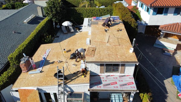 Low-Slope Roofing System Upgrade - This project involved a homeowner with a very low-slope roof who wanted to achieve the appearance of a traditional shingle roof while ensuring proper performance and protection.

Due to the roof’s low pitch, a standard shingle installation could create potential water intrusion concerns. Rooftek recommended installing a high-quality peel-and-stick roofing system beneath the shingles to provide an additional waterproofing layer and create a more reliable roofing assembly.

By combining the desired shingle appearance with the proper underlayment solution, we were able to deliver a roof system designed for long-term durability, improved weather resistance, and peace of mind for the homeowner.