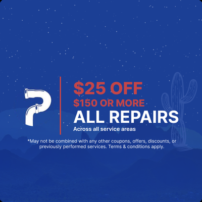 All Repairs $25 Off $150 Or More - All Repairs $25 Off $150 Or More