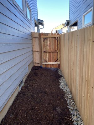 Fence Install - Here we installed a fence that took us around 3 days to finish. Fence Install - Here we installed a fence that took us around 3 days to finish.