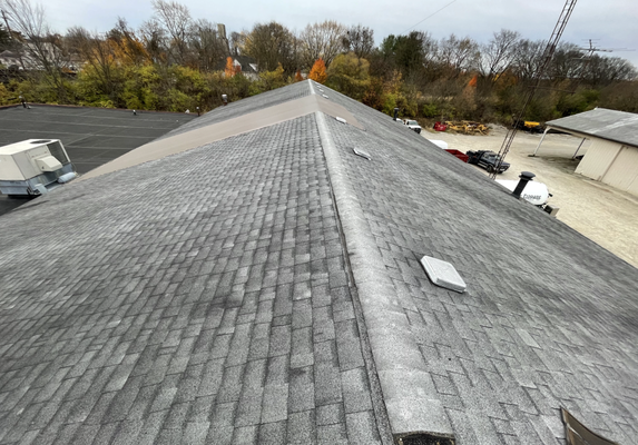 8000 Sq Ft Roof Replacement - The roof replacement was completed in Asheville Ohio, for an old John Deer building. We replaced and reenforced new roof supports beams and replaced any rotten ply wood as needed. 8000 Sq Ft Roof Replacement - The roof replacement was completed in Asheville Ohio, for an old John Deer building. We replaced and reenforced new roof supports beams and replaced any rotten ply wood as needed.
